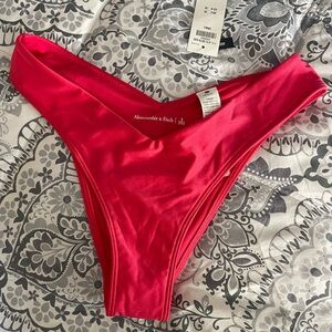 Abercrombie & Fitch Pink High-Cut Bikini bran new